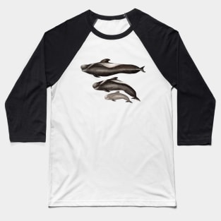 Short-finned pilot whale Baseball T-Shirt